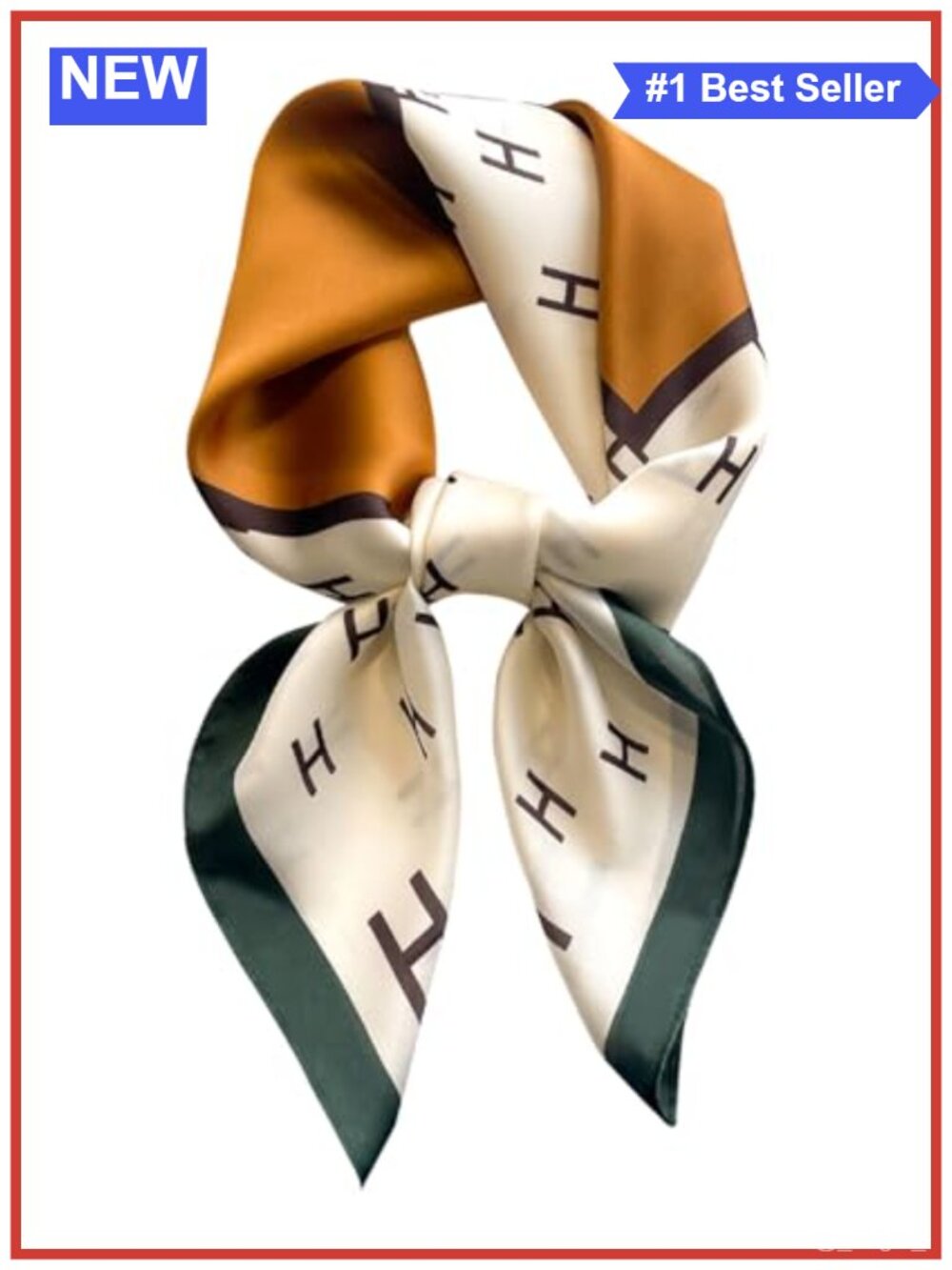 Polyester Satin Silk Feeling Square Scarf 27.5" Hair Head Neck Wrap
